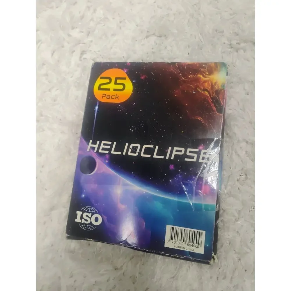 Helioclipse 25 Pack Solar Eclipse Glasses 2024 - Trusted for Direct Solar